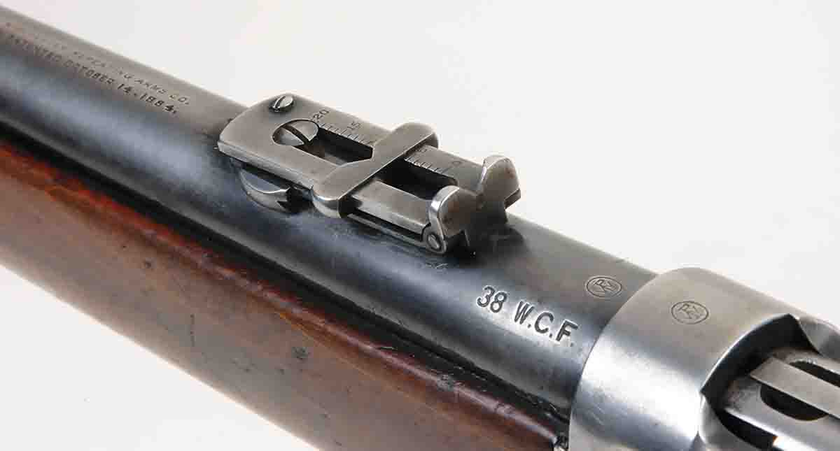 This is how Winchester caliber stamped its centerfire Model 1873 and 1892 rifles and carbines.